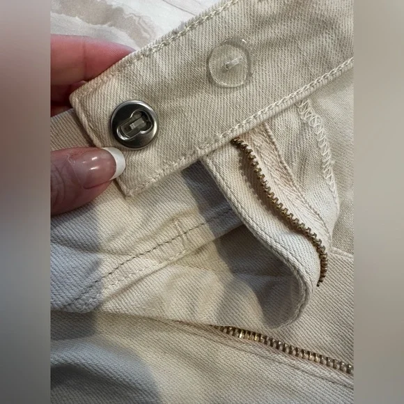 AG Cream Jean Mini Skirt - Picture 8 of 13